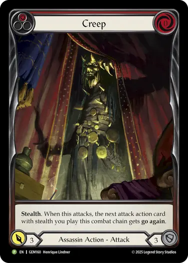 Creep GEM160 - GEM - Pack 5 - Flesh and blood card