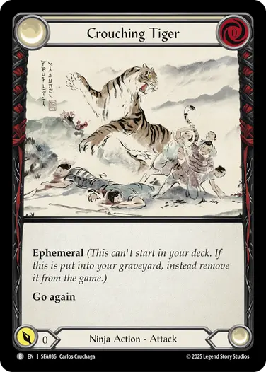 Crouching Tiger SFA036 - Silver Age Chapter 2 - Fai - Flesh and blood card