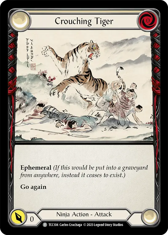 Crouching Tiger TCC104 - Round the Table: TCC x LSS - Flesh and blood card