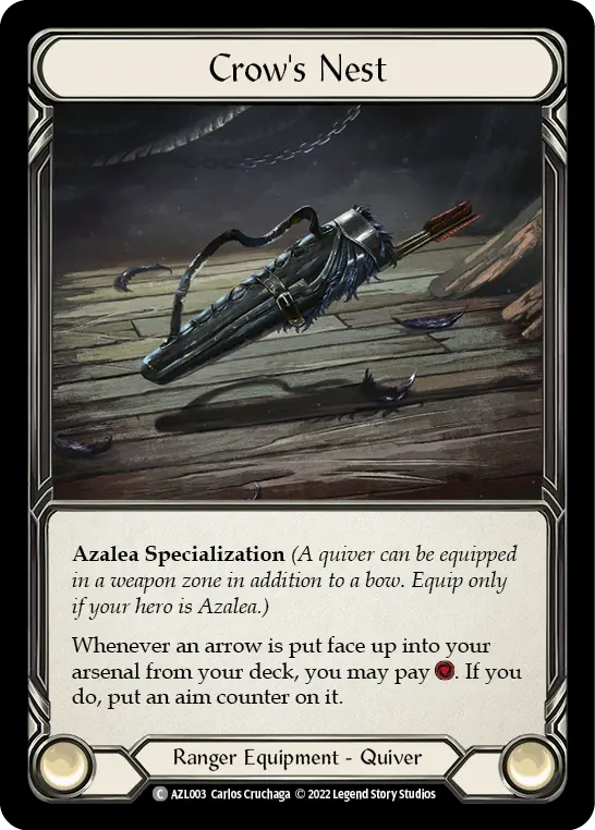 Crow's Nest AZL003 - Azalea - Blitz Deck - Flesh and blood card