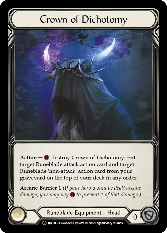 Crown of Dichotomy 1HV003 - Viserai - Blitz Deck - Flesh and blood card