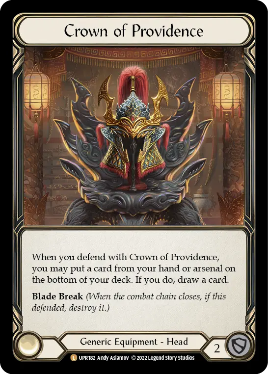 Crown of Providence UPR182-RF - Uprising - Flesh and blood card