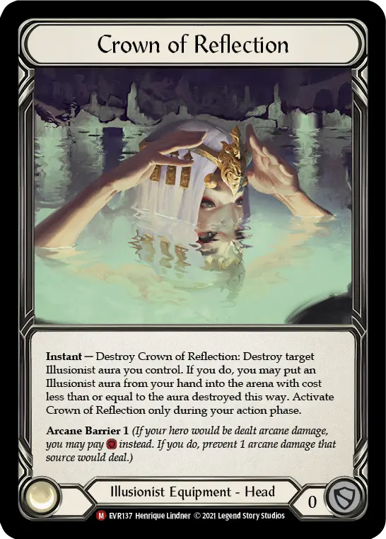 Crown of Reflection EVR137 - Everfest - Flesh and blood card