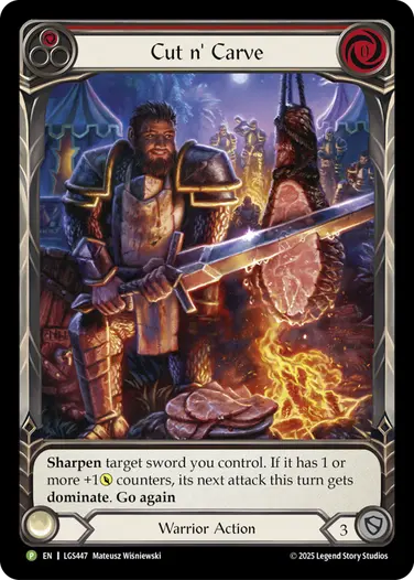 Cut n' Carve LGS447-RF - Skirmish - Season 14 - Flesh and blood card