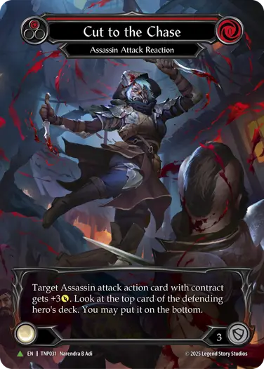 Cut to the Chase TNP031-MV - Tournament Pack - Flesh and blood card