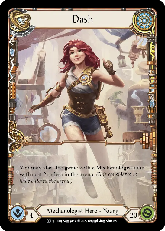 Dash 1HD001 - Dash - Blitz Deck - Flesh and blood card