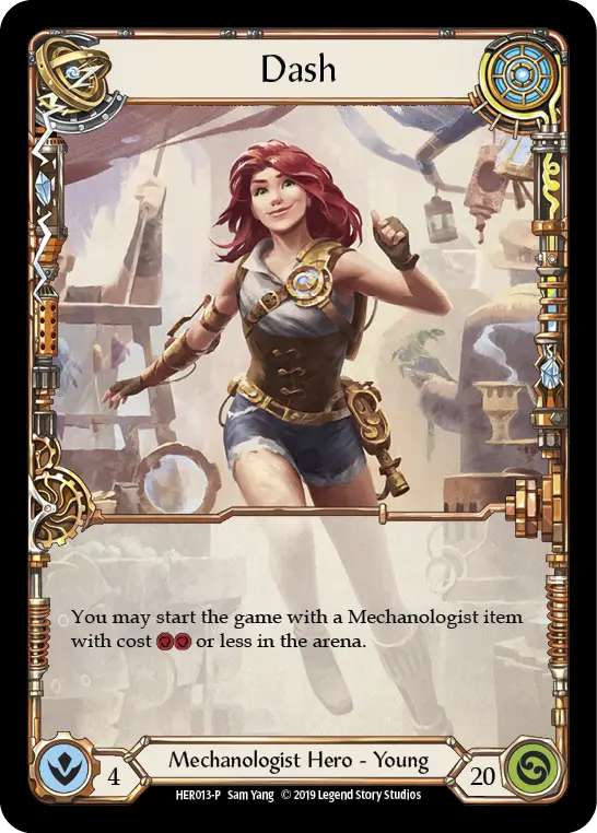 Dash HER013-RF - Pre-release - Arcane Rising - Flesh and blood card
