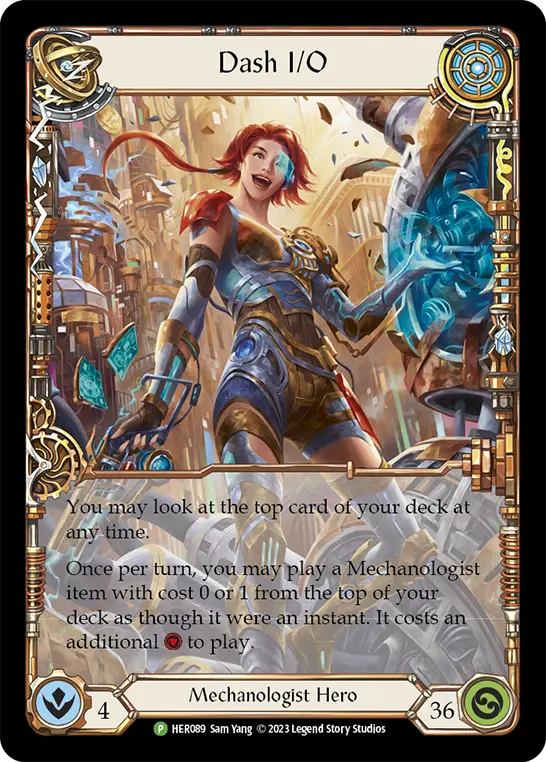 Dash I/O HER089-CF - ProQuest - Season 4 - Flesh and blood card