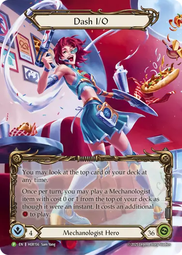 Dash I/O HER156-RF - World Championship - 2025 - Flesh and blood card