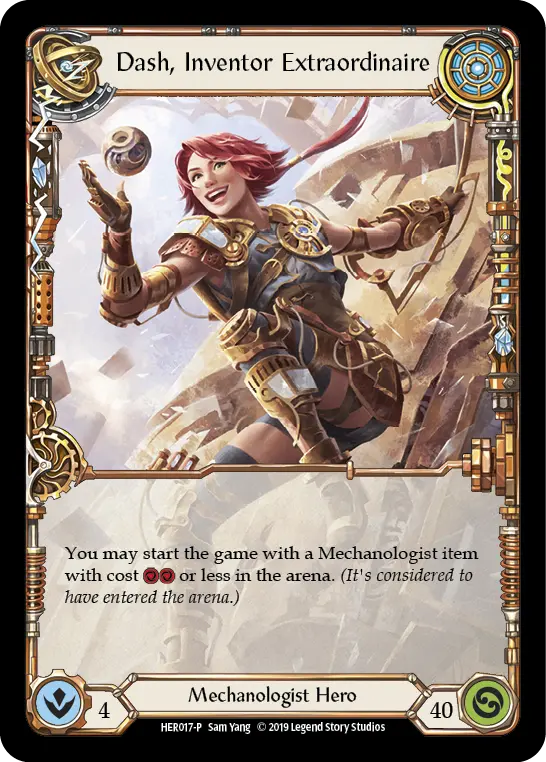 Dash, Inventor Extraordinaire HER017-RF - Buy-a-Box - Arcane Rising - Flesh and blood card
