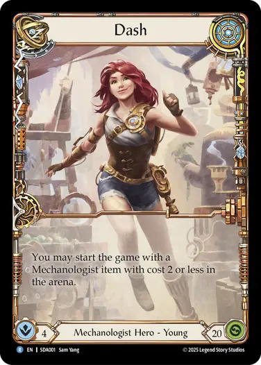 Dash SDA001 - Silver Age Chapter 1 - Dash - Flesh and blood card