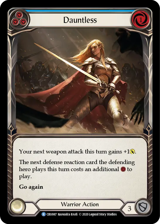 Dauntless BLUE CRU087 - Crucible of War - Flesh and blood card