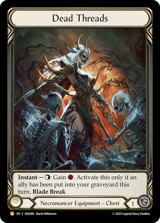 Dead Threads SEA080-TP - High Seas - Treasure Pack - Flesh and blood card