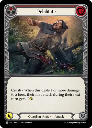 Debilitate SBR017 - Silver Age Chapter 1 - Bravo, Flattering Showman - Flesh and blood card