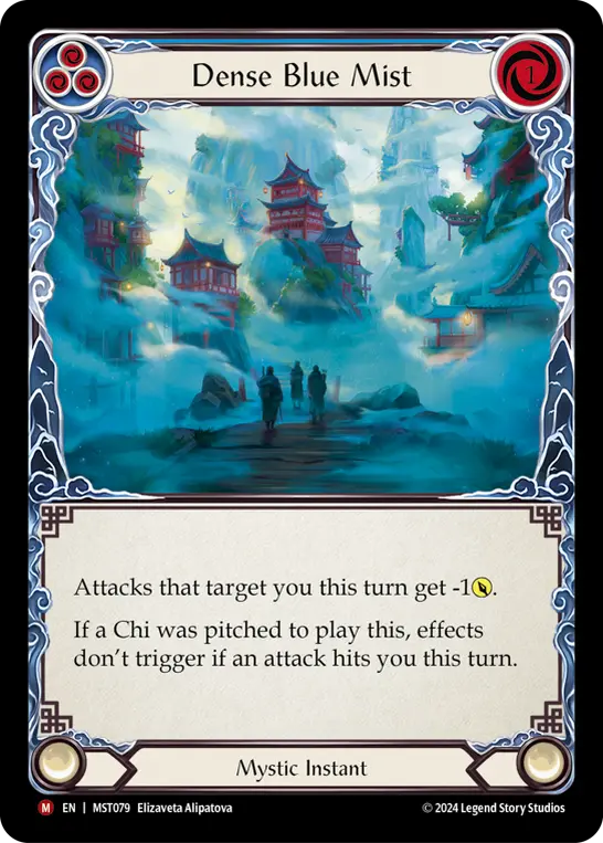 Dense Blue Mist BLUE MST079 - Part the Mistveil - Flesh and blood card