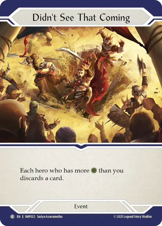 Didn't See That Coming SMP022 - Smash Palace - Flesh and blood card