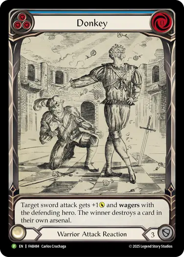 Donkey FAB484-RF - Pro Tour - Vegas 2026 - Flesh and blood card