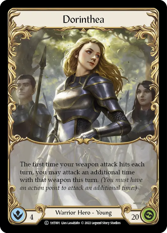 Dorinthea 1HT001 - Dorinthea - Blitz Deck - Flesh and blood card