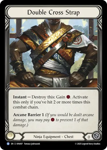 Double Cross Strap SFA007 - Silver Age Chapter 2 - Fai - Flesh and blood card