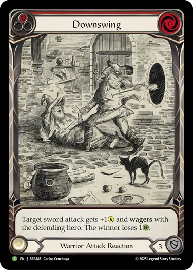 Downswing FAB485-RF - Pro Tour - Vegas 2026 - Flesh and blood card