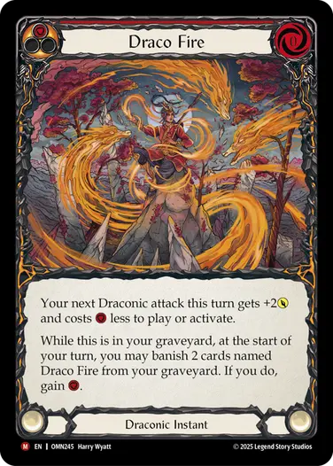 Draco Fire OMN245 - Omens of the Third Age - Flesh and blood card