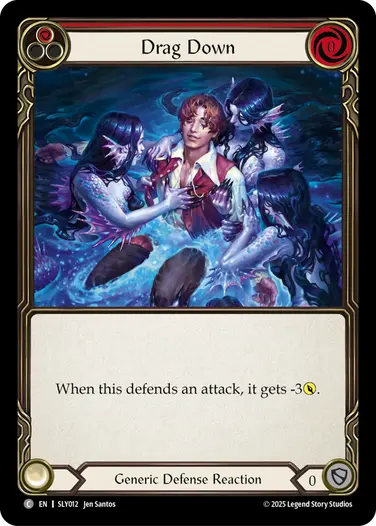 Drag Down SLY012 - Silver Age Chapter 3 - Lyath Goldmane - Flesh and blood card