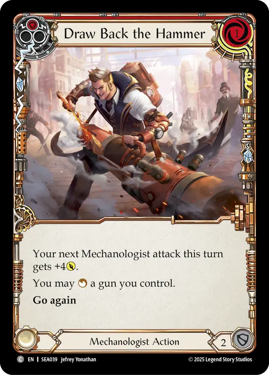 Draw Back the Hammer RED SEA039 - High Seas - Flesh and blood card