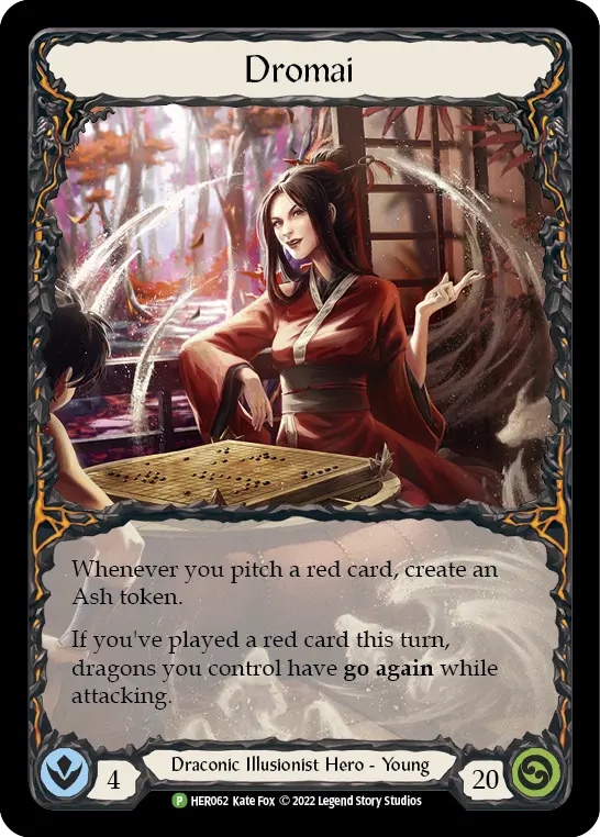 Dromai HER062-CF - Skirmish - Season 5 - Flesh and blood card