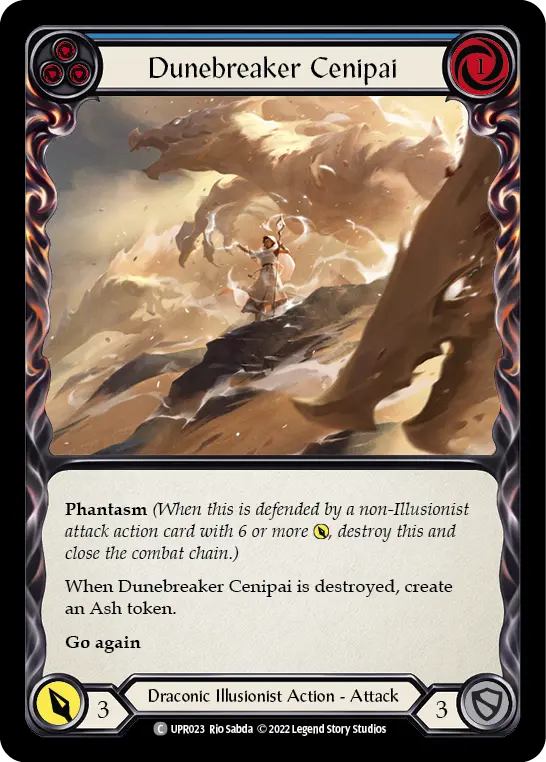 Dunebreaker Cenipai BLUE UPR023 - Uprising - Flesh and blood card