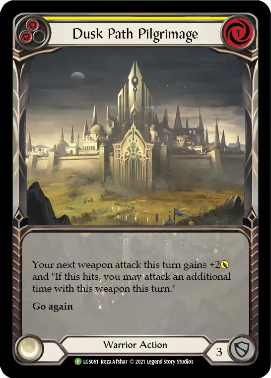Dusk Path Pilgrimage YELLOW LGS061-RF - Armory - Season 4 - Flesh and blood card