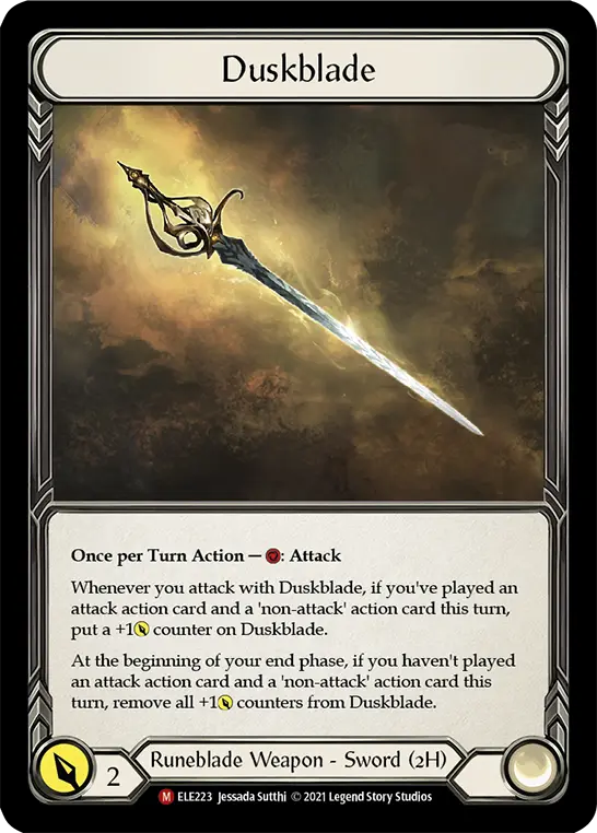 Duskblade ELE223 - Tales of Aria - Flesh and blood card