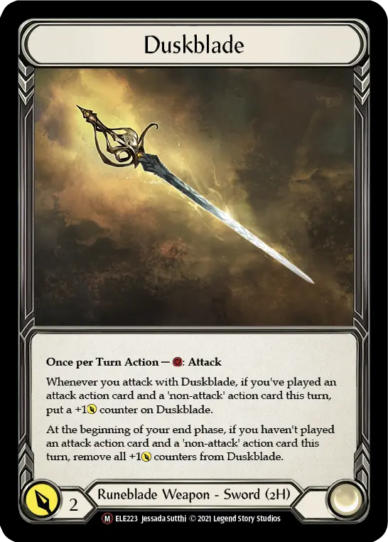 Duskblade U-ELE223-RF - Tales of Aria - Unlimited - Flesh and blood card
