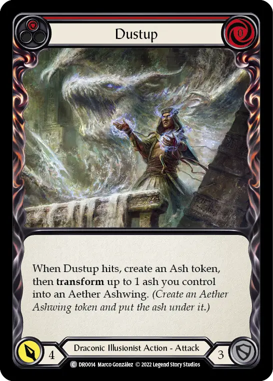 Dustup RED DRO014 - Dromai - Blitz Deck - Flesh and blood card