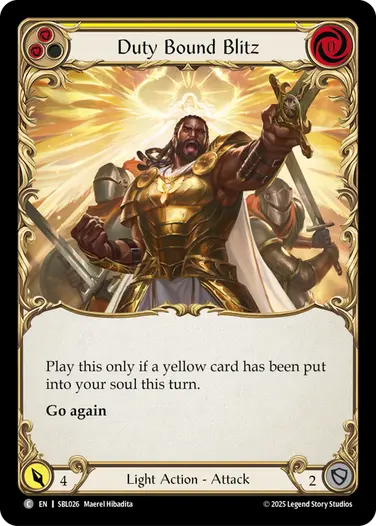 Duty Bound Blitz SBL026 - Silver Age Chapter 3 - Boltyn - Flesh and blood card