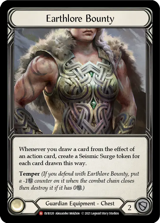 Earthlore Bounty EVR020 - Everfest - Flesh and blood card
