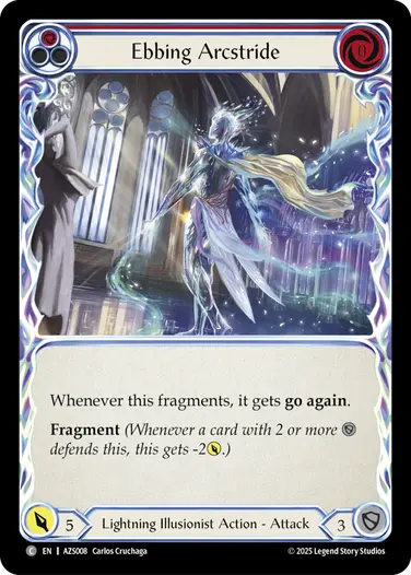 Ebbing Arcstride AZS008 - Armory Deck - Zyggy Starlight - Flesh and blood card