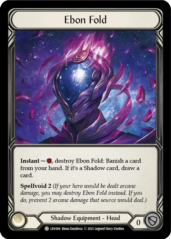 Ebon Fold LEV004 - Levia - Blitz Deck - Flesh and blood card
