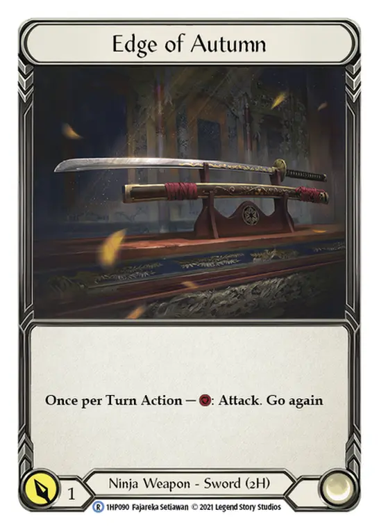 Edge of Autumn 1HP090 - History Pack 1 - Flesh and blood card