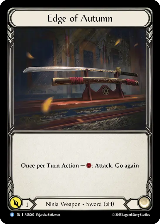 Edge of Autumn ASR002 - Armory Deck - Ira, Scarlet Revenger - Flesh and blood card