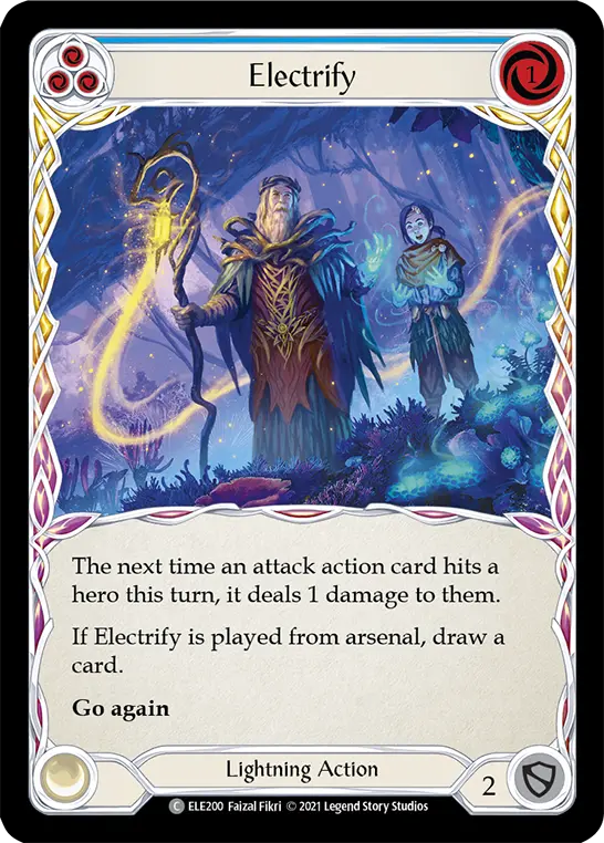 Electrify BLUE ELE200 - Tales of Aria - Flesh and blood card
