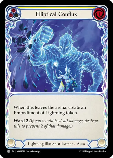 Elliptical Conflux OMN034 - Omens of the Third Age - Flesh and blood card