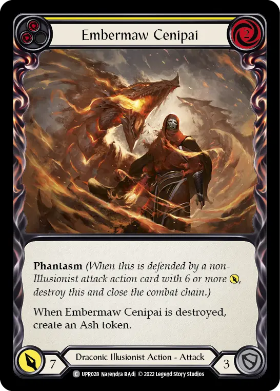 Embermaw Cenipai YELLOW UPR028 - Uprising - Flesh and blood card