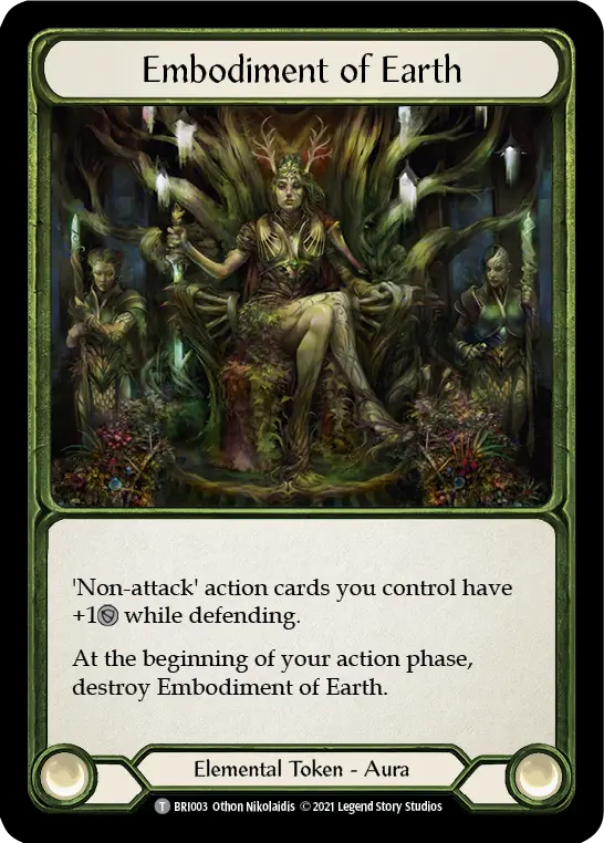 Embodiment of Earth BRI003 - Briar - Blitz Deck - Flesh and blood card