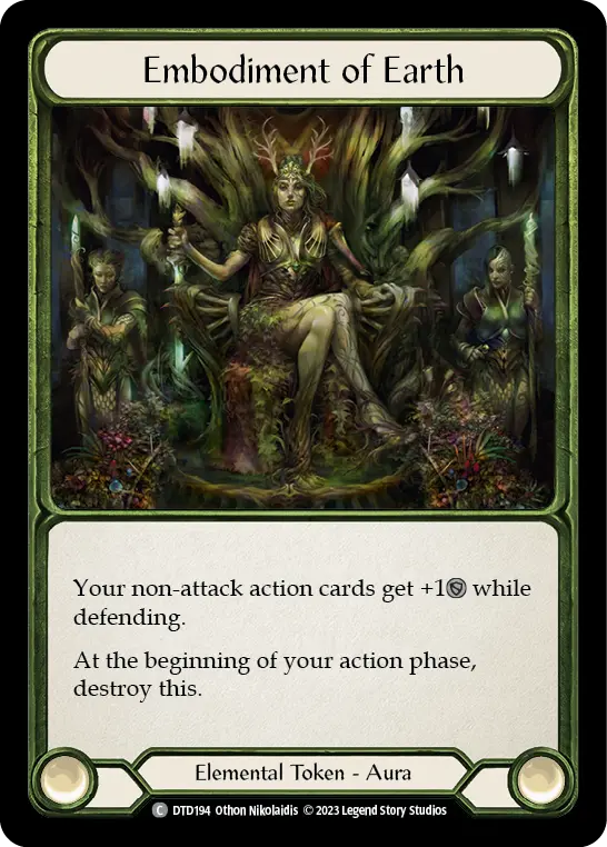 Embodiment of Earth DTD194 - Dusk till Dawn - Flesh and blood card