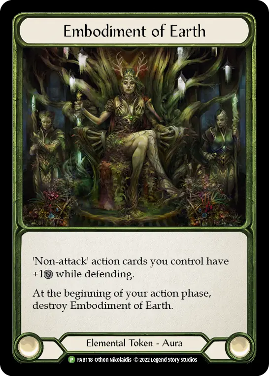 Embodiment of Earth FAB118-CF - Prize Wall - Dynasty - Flesh and blood card