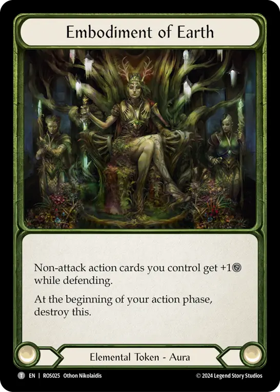 Embodiment of Earth ROS025 - Rosetta - Flesh and blood card