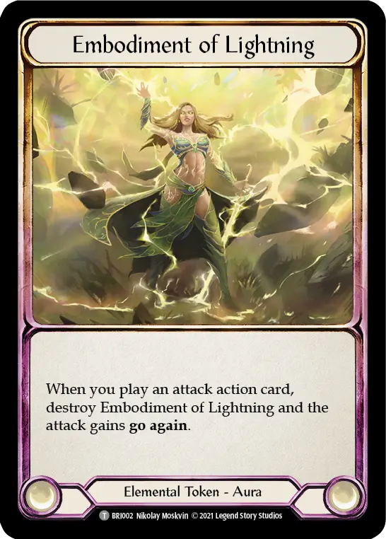 Embodiment of Lightning BRI002 - Briar - Blitz Deck - Flesh and blood card