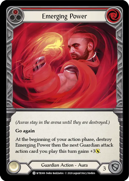 Emerging Power RED U-WTR069-RF - Welcome to Rathe - Unlimited - Flesh and blood card