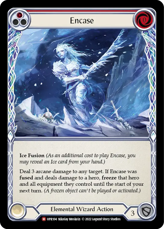 Encase RED UPR104 - Uprising - Flesh and blood card