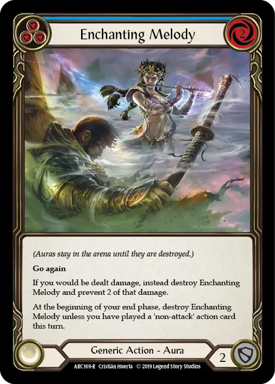 Enchanting Melody BLUE ARC169 - Arcane Rising - Flesh and blood card